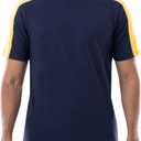 IZOD Men's Cotton Polyester Sueded Jersey Knit Short Sleeve Sleep Lounge T-Shirt (Blue, S)