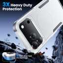 Magnetic for iPhone 17 Pro Max Case, Heavy Duty Protection, 23ft Military-Grade Drop Protection, Compatible with MagSafe, Tough Non-Slip, Matte Surface Phone case for iphone 17 Pro Max 6.9", White