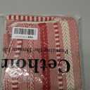 Christmas Pillow Covers 18x18 Inch Set of 2, Farmhouse Boho Christmas Decoration Couch Pillow Cases, Red Accent Pillows of Bed, Sofa Bedroom Living Room Home Decor Cushion Cover