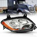 Halogen Headlight Assembly Replacement for 2018-2023 International LT625 LT625B, Passenger Side, DOT/SAE Approved, Plug-and-Play OEM Fit