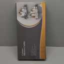 VOLPONE Corner Shower Shelves with Hooks Shower Storage Rack Rustproof Tub Organizer Drill Free (adhesive mounting, no suction cup) Shampoo Holder Wall Mount Corner Shower Caddy (3-Pack, Silver)