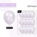 PartyWoo 50pcs Pearl Light Purple Balloons, 12inch, Latex, for Balloon Garland, Birthday, Wedding Decorations
