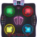Light Up Dance Mat - Arcade Style Dance Games with Built In Music Tracks and Bluetooth Wireless Technology
