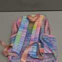 BTOOP Clear Mini Backpack Stadium Approved 12x6x12 for Kids Girls Small Transparent Backpacks Plastic See Through Bag Purse for Work Festival Security Travel