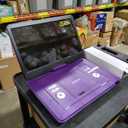 BOIFUN 17.5" Portable DVD Player with 15.6" Large HD Screen, 6 Hours Rechargeable Battery, Support USB/SD Card/Sync TV and Multiple Disc Formats, High Volume Speaker, Purple