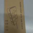 Power Strips with Surge Protection, Extension Cord with Multiple Outlets (9 AC +4 USB), 1250W/10A, Black Power Strip USB for Home Dorm Travel Office