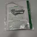 Buauty Square Neck Spaghetti Strap Sports Bra (Medium, F-white)