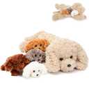 MorisMos Labradoodle Dog Stuffed Animals with Baby Inside, Soft 24 Inch Stuffed Poodle Dog Plush Toys, Puppy Stuffed Animal Toys Gift for Kids, Girls, Boys Christmas, Birthday, Labradoodle