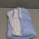 Square Arch Backdrop Cover, 6.6FT x 4FT White Blue Stretchy Spandex Fitted Square Arch Stand Cover for Birthday Party Wedding Ceremony Banquet Photo Decoration