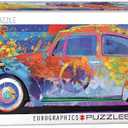 EuroGraphics Volkswagon Beetle Splash Panormaic 1000-Piece Puzzle