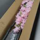 Faux Pink Cherry Blossom Tree 6ft(72in) Tall Artificial Japanese Sakura in Pot Realistic Cherry Plant Decor Handmade Natural Fake Pink Flower Tree for Wedding,Living Room,Spring Decor