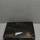 6 in ONE Hair Dryer Brush, Blow Dryer Curling Wand Hair Styling Tools Set, Ionic Hot Air Massage Oval Blowout Hair Dryer, Left&Right Hair Styler