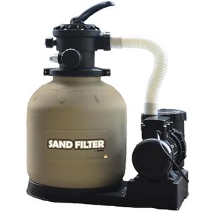 GAME 7011-E Sand Filtration System - 16-Inch Above-Ground Pool Filter Tank With Digital Timer, 120 Pound Sand Capacity, 3/4 HP Pump and Motor, 3,698 GPH
