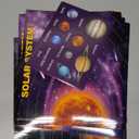24 Set 48 Sheets Planet Craft Kits Waterproof Space Planet Stickers DIY Make Your Own Solar System Stickers for Crafts Classroom Learning Educational Classroom Reward Game Activities