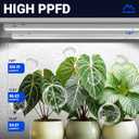 Barrina T5 Grow Lights for Indoor Plants, 3FT 128W (8 X 16W) Full Spectrum Grow Light with Separate Switch, Linkable Grow Lamp, Indoor Plant Lights for Growth, Plug and Play, 5000K, 8 Packs