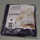 HBHLFZ Twin Flat Sheet - Ultra Soft Polyester Top Sheet - Hotel Quality Bed Sheets - Comfortable Wrinkle-Free - Easy to Care for - 1 Twin Flat Sheet OnlyPurple