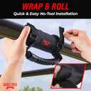 Badass Moto Roll Bar Grab Handles - SXS, ATV, & UTV Grab Handles Grips (Black 4-PK)