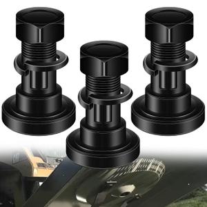 3 Pack 63607 Rotary Cutter Blade Bolt Kit W/Nuts & Lock Washers Compatible with Bush Hog Rotary Cutter Blade 2610 2615 3610, Replace 802-263C 802-277C 7919 252BH 20322