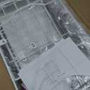 Towel Racks for Bathroom,Towel Rack Wall Mounted, 6 Tier Rolled Or Folded Towel Holder with Floating Shelves, Bathroom Towel Holder for Bath, Hand Towels,Metal,Full White