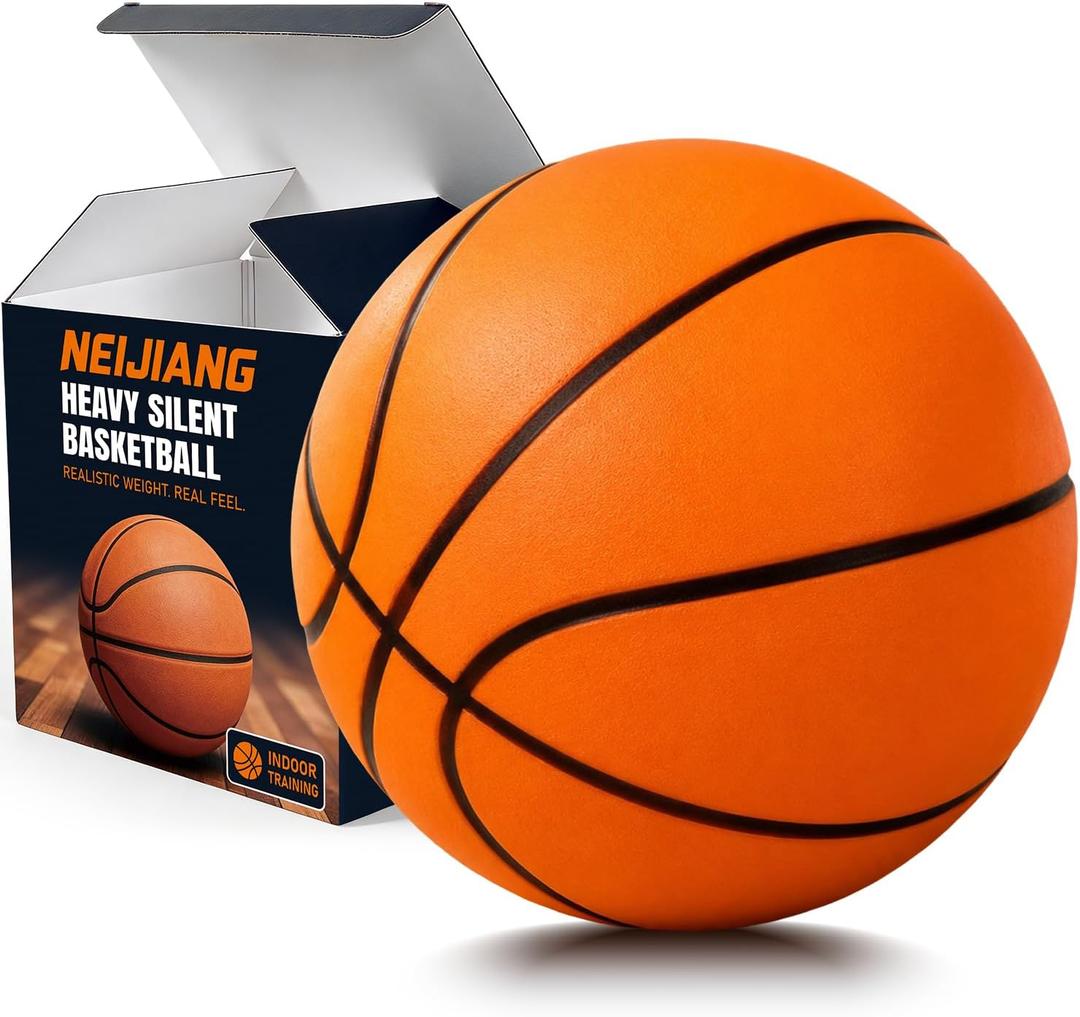 NEIJIANG Silent Basketball Size 7,29.5 Inch Indoor Training Ball
