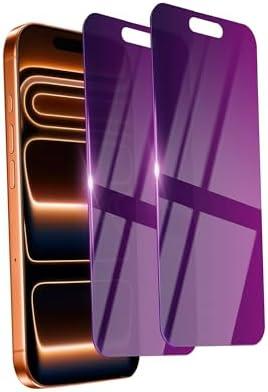 Ifaeveus 2 Pack Privacy Screen Protector for iPhone 17 Pro Max Tempered Glass 6.9'' Private Saver Anti-Spy Eye Protection Anti-Scratch Full Coverage No Bubble