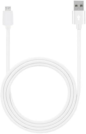 xsdtech USB-A to Micro USB Power Cable for Ring Indoor Cam (2nd Gen) (White, 20FT)