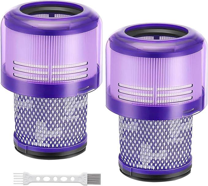 for Dyson V11 Torque Drive Cordless Vacuum Cleaner Replacement Filters Parts, Compatible with Dyson V11 SV14 Animal and V15 Detect Cordless Vacuum Models Filter, Part No.970013-02, 2 Pack
