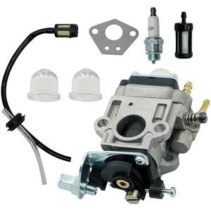 Carburetor Kit Fit For 50cc, 49cc, 47cc, 43cc Scooter, Dirt Mini Pocket Bike, Motorcycle 2-Stroke Engine, 15mm Replacement Carburetor, Compatible With 49cc Motorcycle, Pocket Bike, Gas Scooter, And Go-Kart Engines