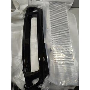 Pair Gloss Black Front Bumper Bezels Fog Light Covers