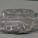 BAGSMART Toiletry Bag Travel Bag with Hanging Hook, Water-resistant Makeup Cosmetic Bag Travel Organizer for Accessories, Shampoo, Full Sized Container, Toiletries (Medium-Grey)