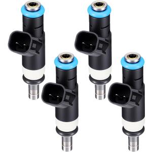 4 Holes Fuel Injectors Fit for Jeep Compass 2007-2017, Patriot 2007-2017 & Fit for Dodge Journey 2009-2015, Avenger 2008-2014, Caliber & Fit for Chrysler 200, Sebring, 2.0L 2.4L Replaces# 04891577AC