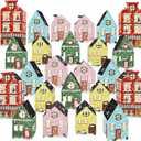 SietDESEO 24 Empty Advent Calendar Boxes to Fill 24 Days of Christmas Countdown Gift Boxes for Kids Adults Xmas Holiday Party Decorations Make Your Own Advent Calendar Box