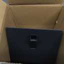 Beeveer Halloween Village Black Metal Houses Tabletop Decor Set of 3 Metal Pre-lit Halloween Haunted House Decor Sculpture Town Candle Lanterns for Parties & Events