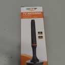 Digital TV Antenna for Smart Tv Indoor, 360 Reception Digital HDTV Antenna for Local Channels, Supports 1080P and 4K, Strong Magnetic BaseBlack-Magnetic Base