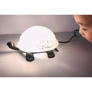 HUIMEIJU Stained Glass Turtle Night LightHMJ8061,Turtle Table lamp Tiffany Style