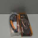 Orange Ninja 4-Stage Knife Sharpener & Serrated Knife Sharpener Repairs, Sharpens & Polishes Blades with Ergonomic Non-Slip Grip