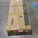 IOILORI Queen Size Bed Frame with Upholstered Velvet Headboard, Platform Bedframe Mattress Foundation No Box Spring Needed, Button Tufting Design, Strong Wooden Slat, Black