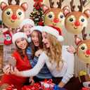 2 x Deer Balloon Christmas Balloons Decorations Reindeer Foil Balloons for Deer Themed Hunting Party Birthday Party Supplies 4 Pcs