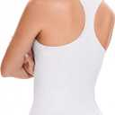 MathCat Workout Tank Tops for Women Sleeveless Gym Tops Seamless Racerback Athletic Yoga Shirts (X-Small, White)