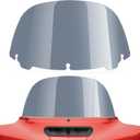 Amazicha Windshield Round 10" Windscreen 2014-2023 Fit for Harley Davidson Touring Street Glide14-23, Electra Glide 14-22, Ultra Limited 14-24 and 14-later Tri Glide models (Except 23 FLHXSE)Smoke
