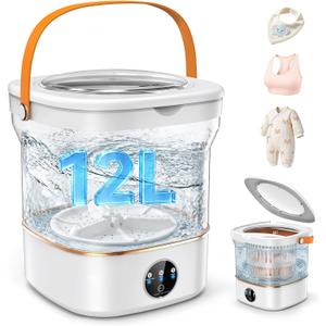 12L Portable Washing Machine, Mini Laundry Machine