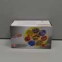 BUPASAK Battle Set with Portable Box, 12 Light Ignite Spinning Tops, 2 Launchers and 1 Girp, Metal Fusion Type, Birthday Gift Boys Toy for 6+ Year Old