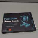 Portable Door Lock 2Pack Extra Lock for Additional Privacy and Safety in Home,Hotel and Apartment,Prevent Unauthorized Entry,Protect Family Security in Traveling,Home,Bedroom,Hotel,Apartment,AirBNB