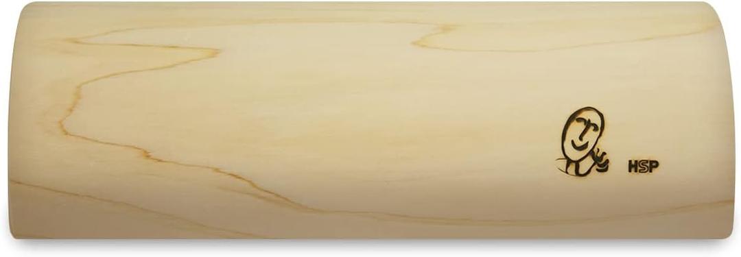 HSP Wooden Pillow for Neck and Back Pain Relief | Cypress Round Neck Pillow for Tension and Headache (Medium (Pack of 1))