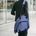 Laptop Tent, Sun Shade Waterproof Fabric Laptop Protective Hood for Computer Working Outside Accessories Part Glare Shield & Heat Reflective Awning Convertible Tote for Outdoor (Blue)