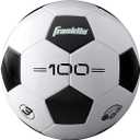 Franklin Sports Soccer Balls - Competition 100 Youth + Adult Soccer Balls - Size 3, Black + White