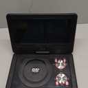 11.5" Portable DVD Player with 9.5" Swivel Screen, 5-Hours Rechargeable Battery,Car DVD Player for Kids,Support CD/DVD/SD Card/USB,Regions Free,Dual Speakers,Black