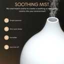 SALKING Essential Oil Diffuser (Set of 2), 100ml Small Aromatherapy Diffuser with Auto Shut-Off, Ultrasonic Diffusers for Essential Oils, Cool Mist Humidifier with Warm White Lights, for Office Home
