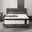 Queen Size Mattresses, 14 Inch Hybrid Queen Mattress in a Box, Medium Firm Memory Foam and Pocket Springs, Strong Edge Support, Pressure Relief