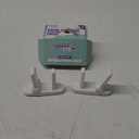 Door Lever Lock (2 Pack)  Prevents Toddlers from Opening Doors  Easy One-Hand Operation for Adults  Durable ABS with 3M Adhesive Backing  No Tools Needed for Install (White)